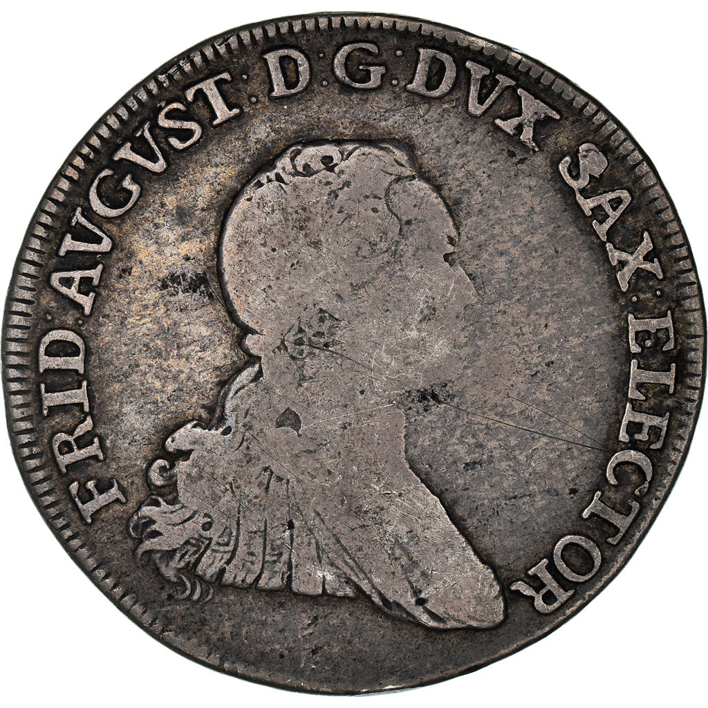Munten, Duitse staten, SAXONY-ALBERTINE, Xaver, 2/3 Thaler, Gulden, 1767, ZF