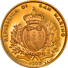 Moneta, San Marino, Scudo, 1992, SPL, Oro, KM:288