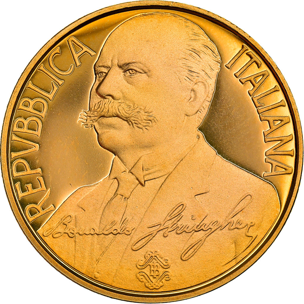 Coin, Italy, 50000 Lire, 1993, Rome, MS(65-70), Gold, KM:176