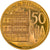 Munten, Italië, 50000 Lire, 1993, Rome, FDC, Goud, KM:176