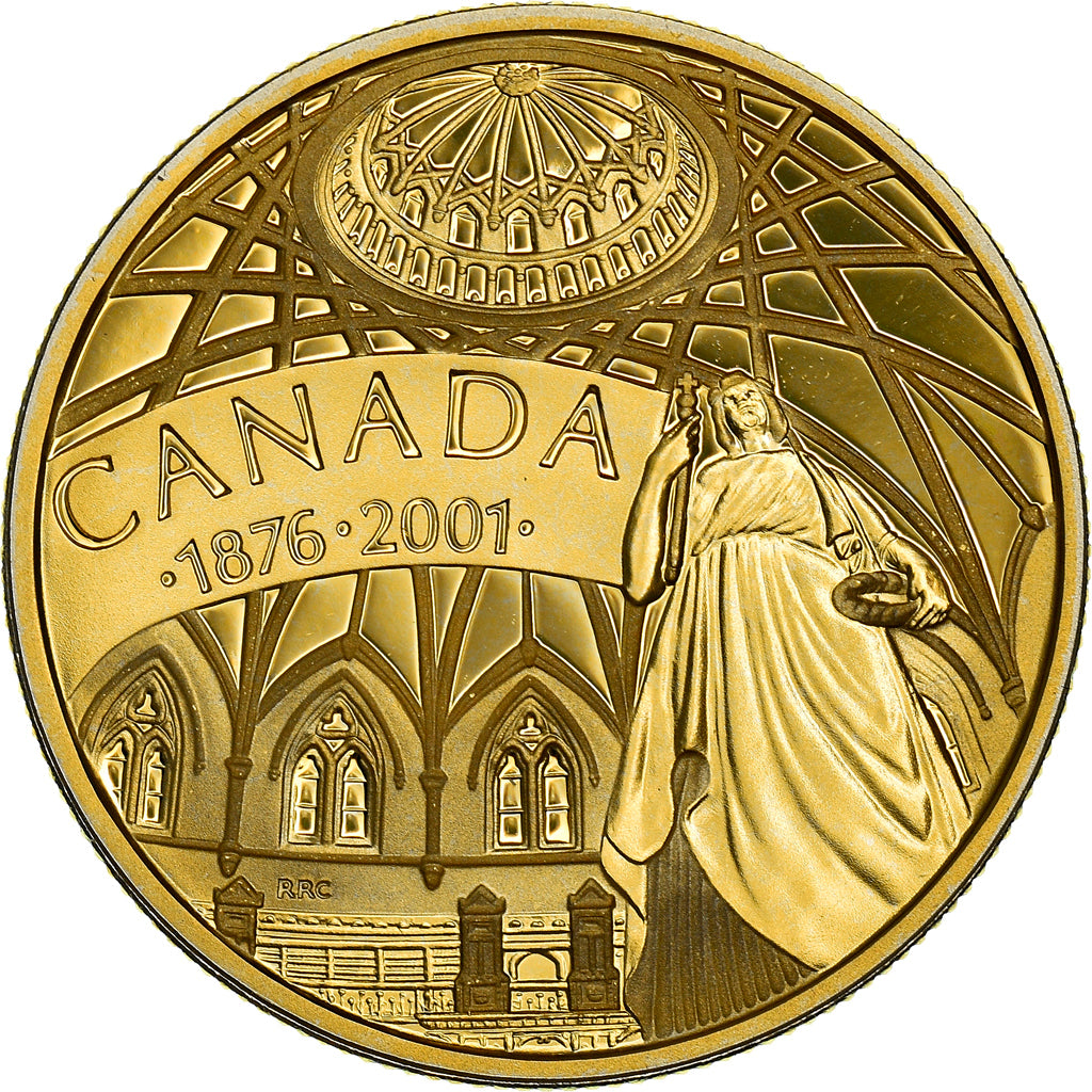 Coin, Canada, Elizabeth II, 100 Dollars, 2001, Royal Canadian Mint, Ottawa