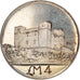 Malta, 4 Pounds, 1975, AU(50-53), Silver, KM:33
