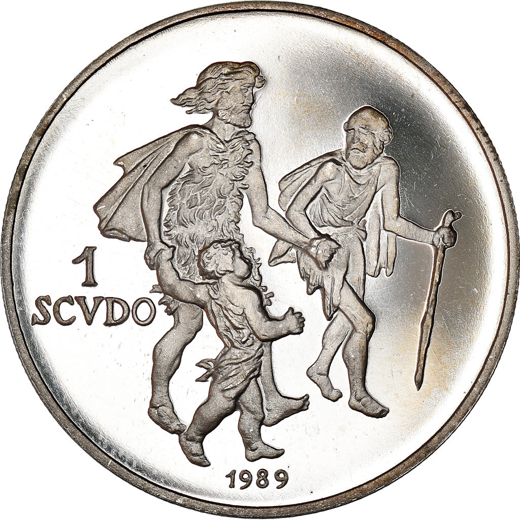 Münze, MALTA, ORDER OF, Andreas Bertie, Scudo, 1989, STGL, Silber, KM:144