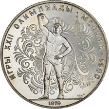 Coin, Russia, 10 Roubles, 1979, Leningrad, MS(65-70), Silver, KM:172