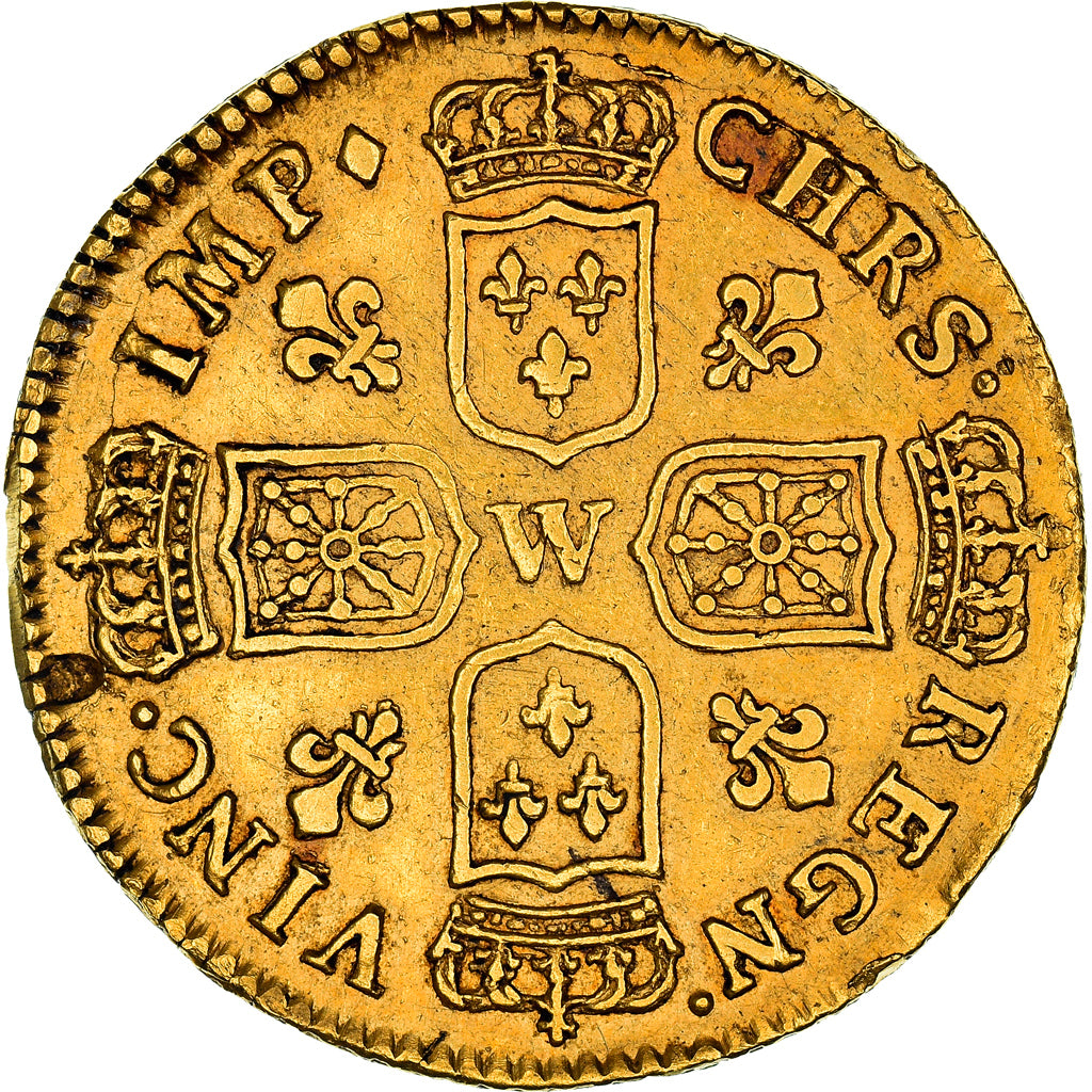 Coin, France, Louis XV, Louis d'or de Noailles, 2 Louis D'or, 1718, Lille, Very