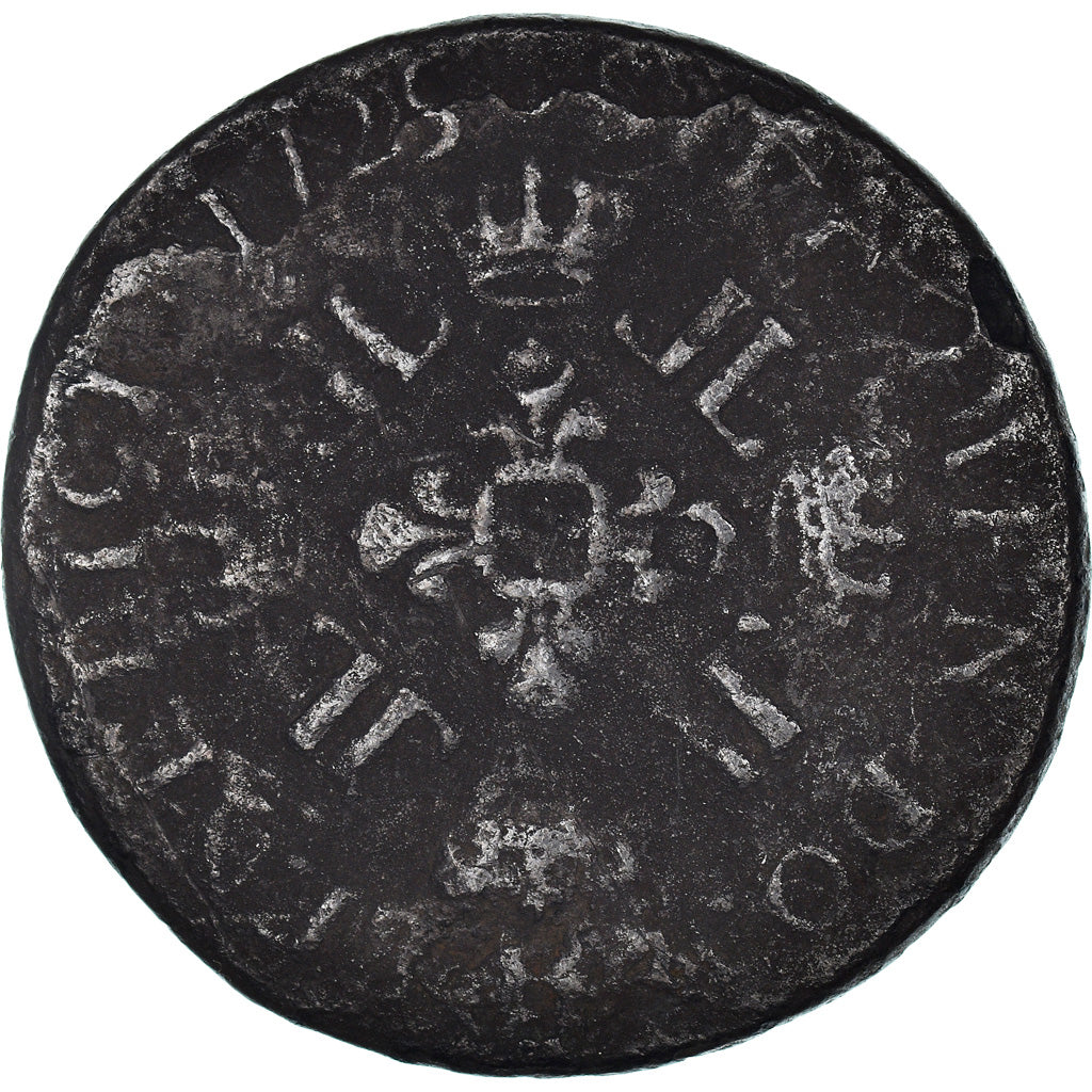Moneta, Francia, Louis XV, Écu aux 8 L, Ecu, 1725, La Rochelle, Tresor du