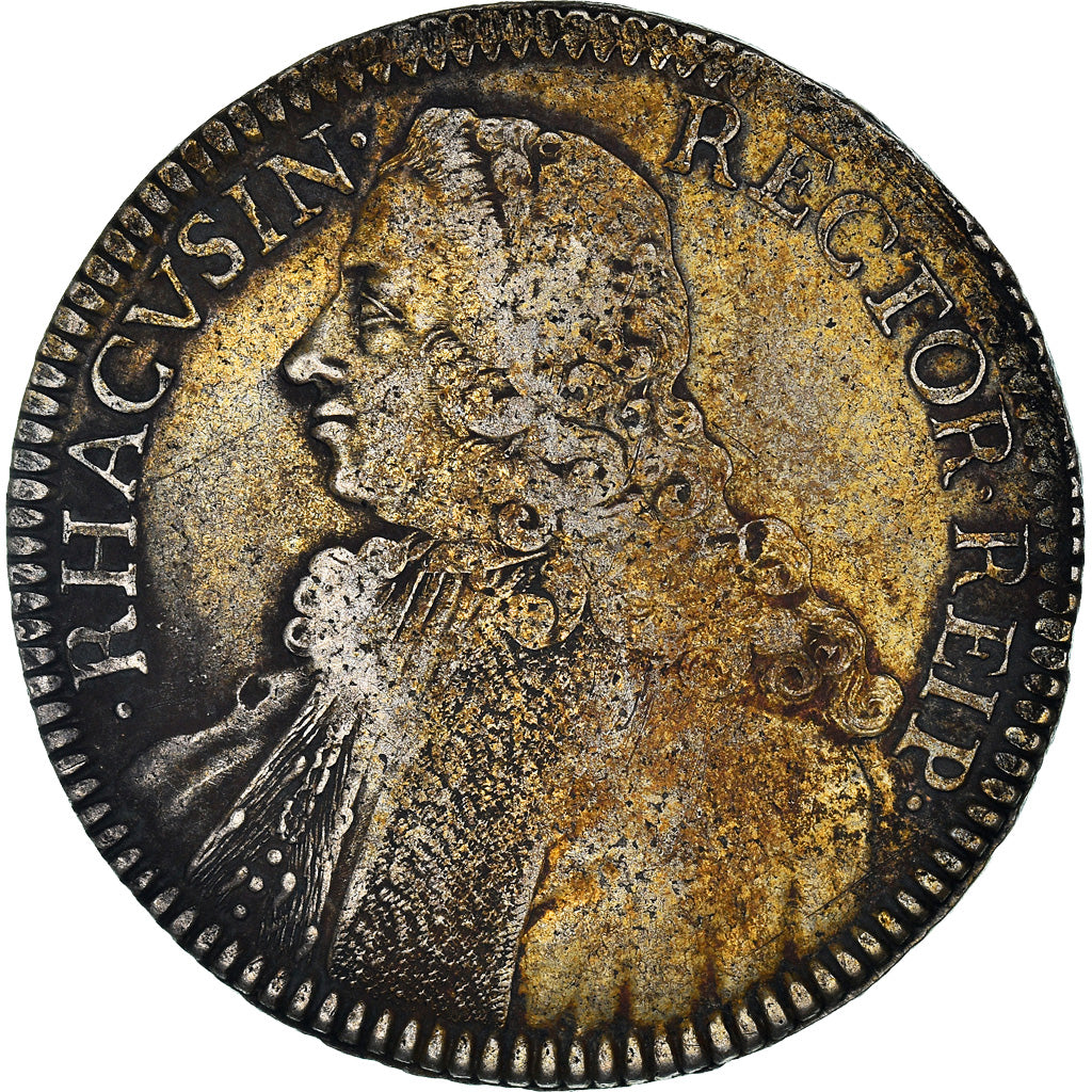 Moneta, RAGUSA, Tallero, Ducat Et Sem, 1753, Ragusa, BB, Argento, KM:18