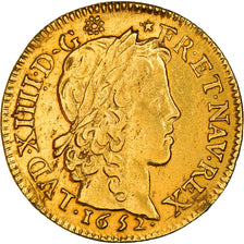 Coin, France, Louis XIV, Louis d'or à la mèche longue, Louis d'Or, 1652