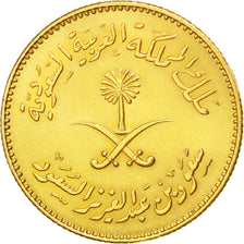 SAUDI ARABIA, Guinea, 1957, KM #43, MS(63), Gold, 8.00