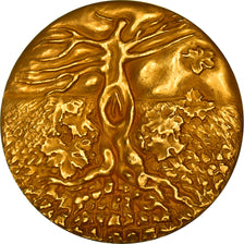 Italie, Médaille, 1979, Pericle Fazzini, Italian mint an Poligraphic, SPL, Or