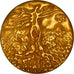 Italia, medalla, 1979, Pericle Fazzini, Italian mint an Poligraphic, SC, Oro
