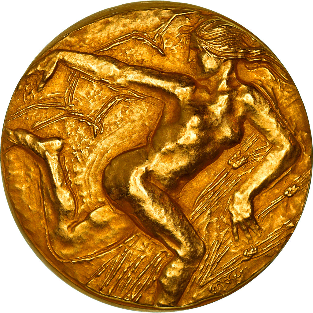 Italy, Medal, 1979, Emilio Greco, Italian mint an Poligraphic, MS(63), Gold