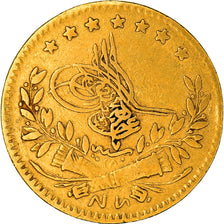 Coin, Turkey, Abdul Aziz, 25 Kurush, 1867, Qustantiniyah, EF(40-45), Gold