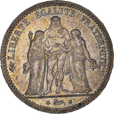 Coin, France, Hercule, 5 Francs, 1873, Paris, AU(55-58), Silver, KM:820.1