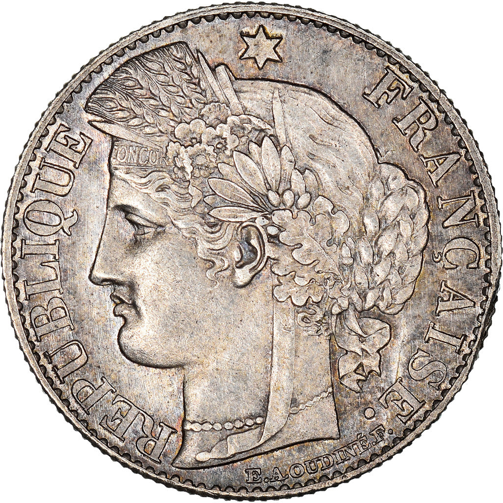 Moneta, Francia, Cérès, 50 Centimes, 1894, Paris, SPL-, Argento, KM:834.1