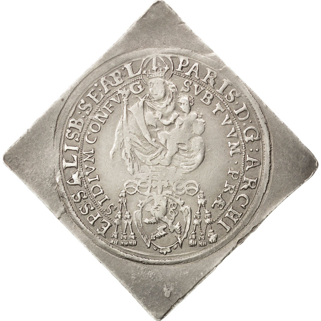 AUSTRIAN STATES, 1/6 Thaler, 1646, KM #108, AU(50-53), Silver, 4.69