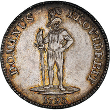 Coin, SWISS CANTONS, BERN, Thaler, 1795, Bern, AU(55-58), Silver, KM:149