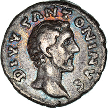 Coin, Antoninus Pius, Denarius, 161, Roma, AU(55-58), Silver, RIC:436