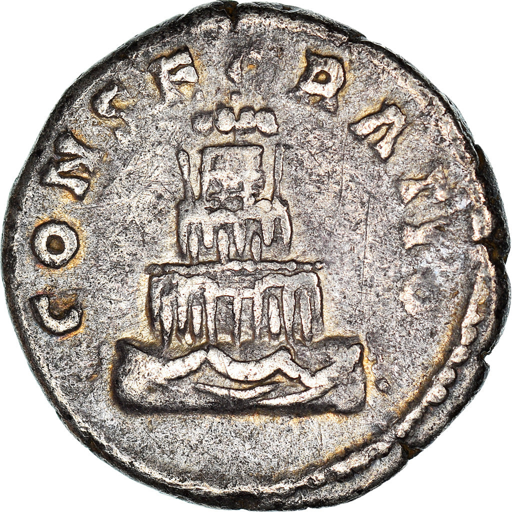 Coin, Antoninus Pius, Denarius, 161, Roma, AU(55-58), Silver, RIC:436