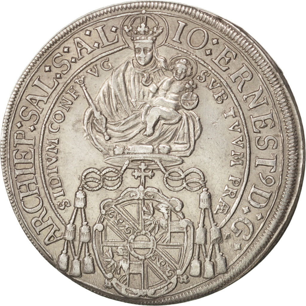 Stati austriaci, SALZBURG, Johann Ernst, Thaler, 1694, SPL-, Argento, KM:254