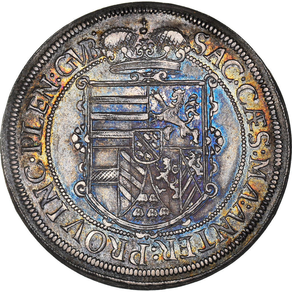 Coin, German States, ALSACE, Leopold V, Thaler, 1629, Ensisheim, MS(60-62)