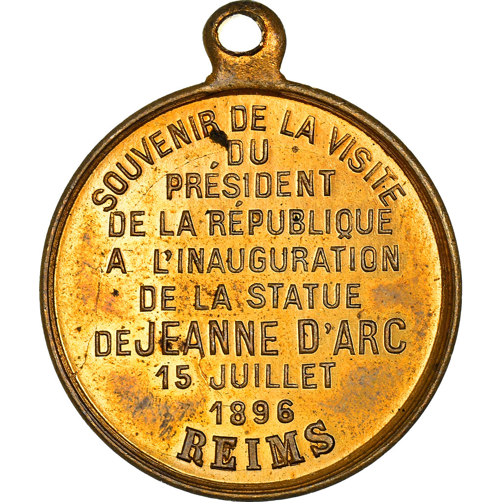 Frankreich, Medaille, Délivrance d'Orléans par Jeanne d'Arc, 1870, VZ+, Kupfer