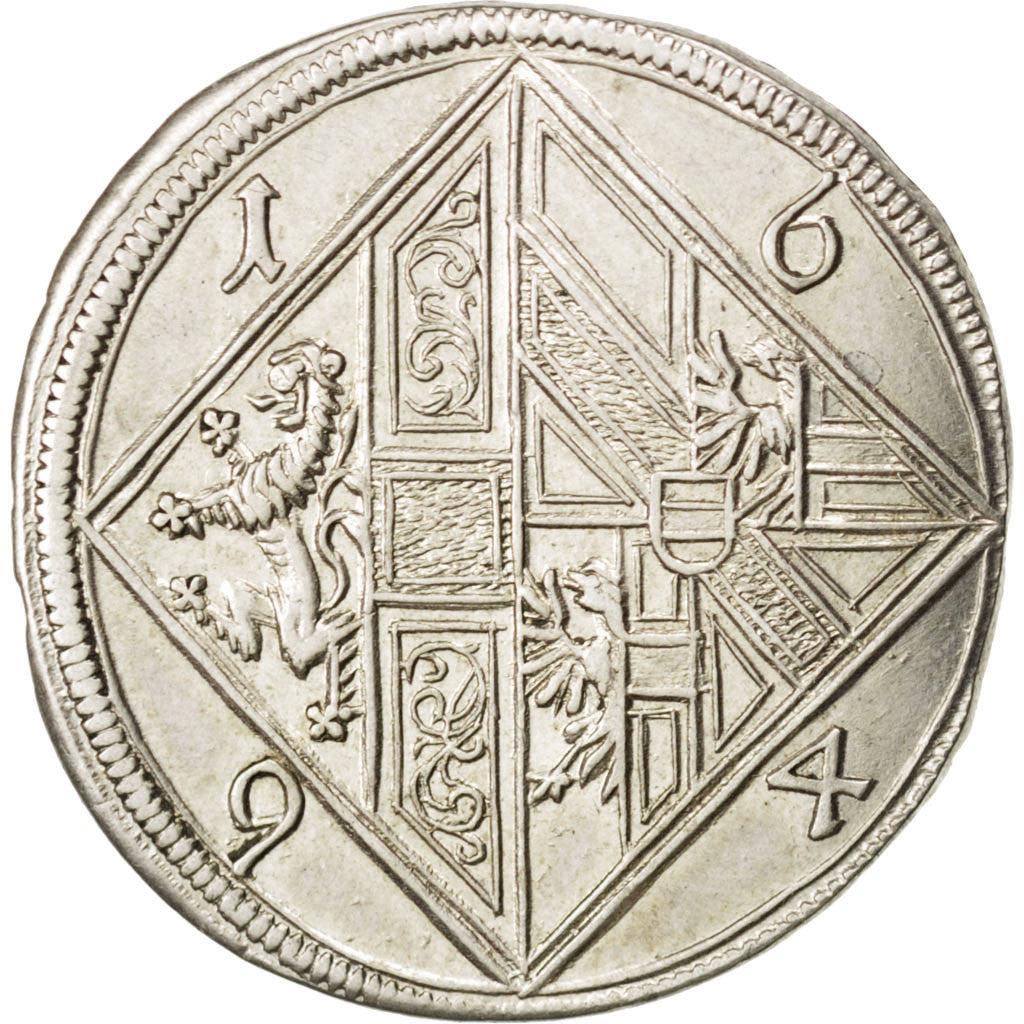 Moneta, Stati austriaci, SALZBURG, Johann Ernst, 15 Kreuzer, 1694, SPL, Argento