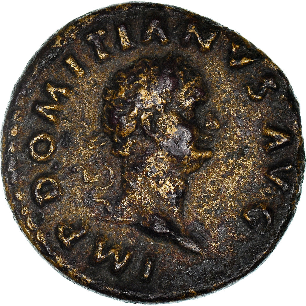 Coin, Domitian, Quadrans, Roma, EF(40-45), Copper, Cohen:543