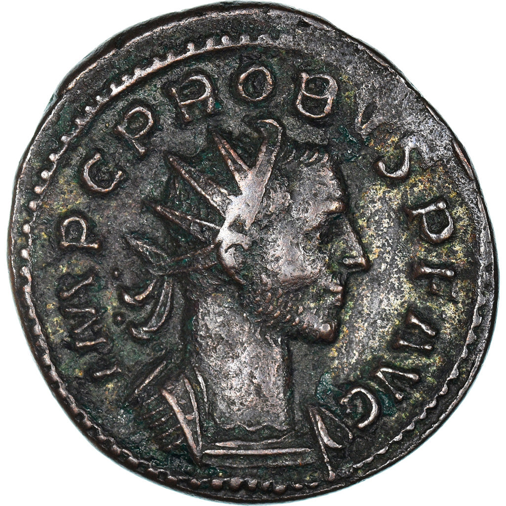 Coin, Probus, Aurelianus, Lyon - Lugdunum, EF(40-45), Billon, RIC:38