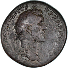 Coin, Antoninus Pius, Sestertius, Rome, VF(20-25), Bronze, RIC:746