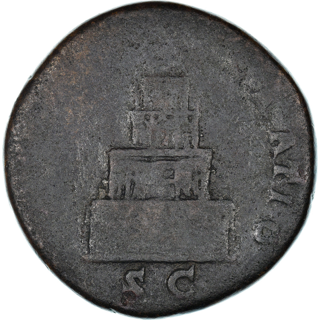 Münze, Antoninus Pius, Sesterz, 161, Roma, S+, Bronze, RIC:1266