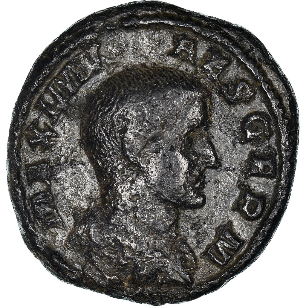 Coin, Maximus, As, 236-238, Rome, EF(40-45), Bronze, RIC:11