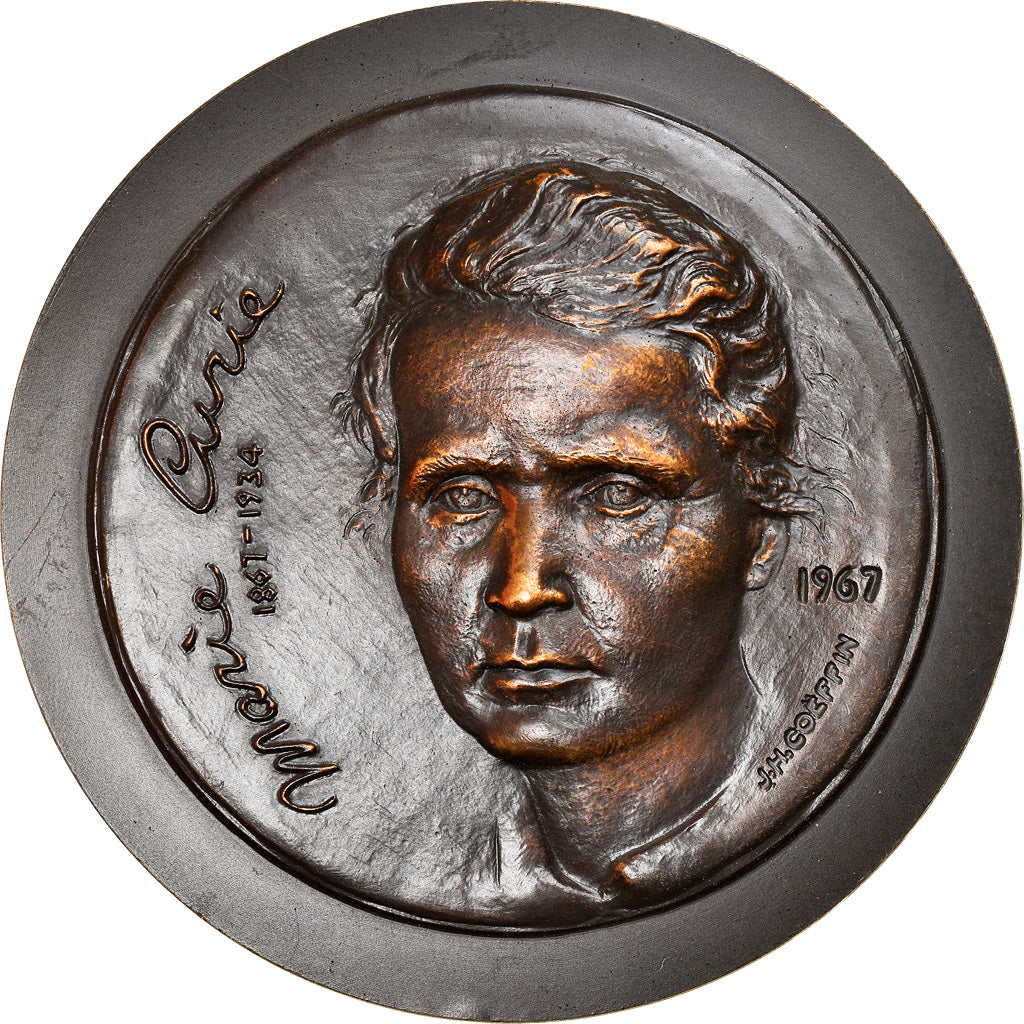 France, Medal, Marie Curie, Polonium-Radium, Sciences & Technologies, 1967