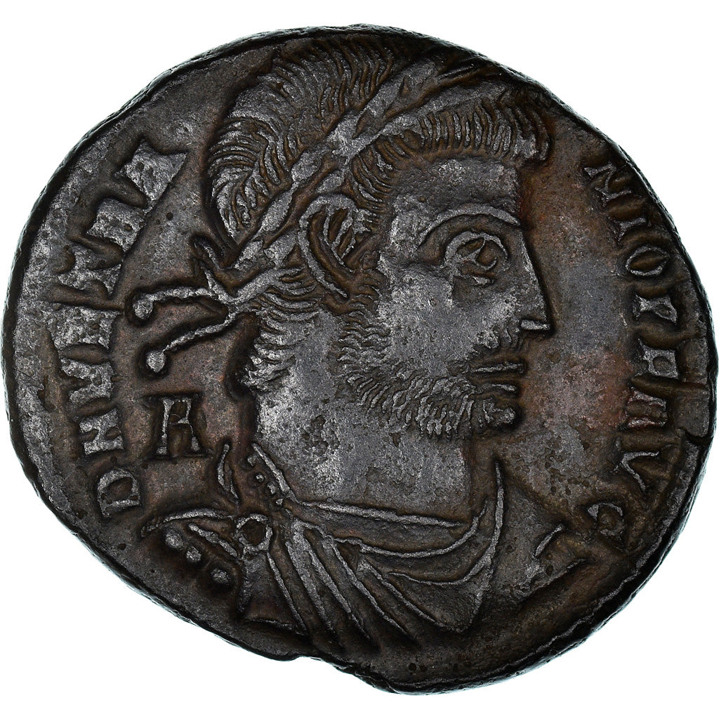 Coin, Vetranio, Maiorina, 350, Siscia, AU(55-58), Copper, RIC:284