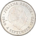 Moneta, Holandia, Juliana, 10 Gulden, 1973, MS(60-62), Srebro, KM:196