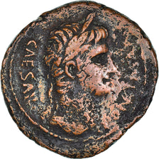Coin, Augustus, As, Lyon, VF(30-35), Bronze, RIC:230