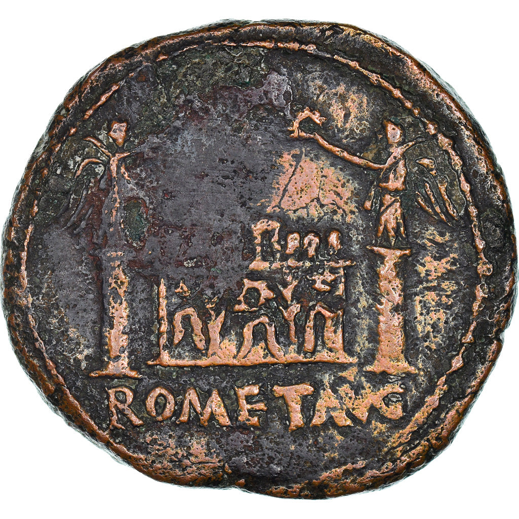 Coin, Augustus, As, Lyon, VF(30-35), Bronze, RIC:230