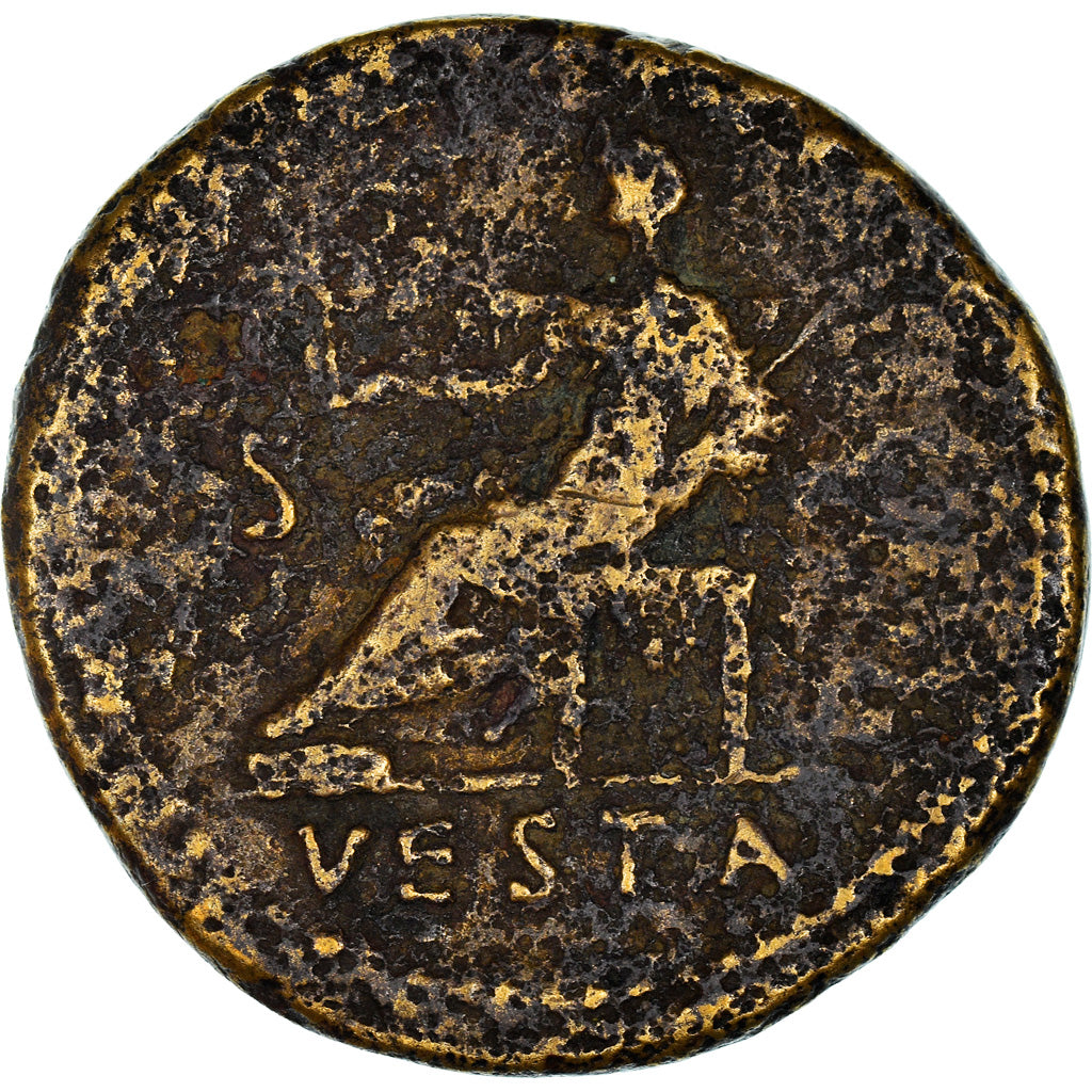 Monnaie, Titus for Divus Vespasianus, Dupondius, Roma, TB, Cuivre, RIC:378