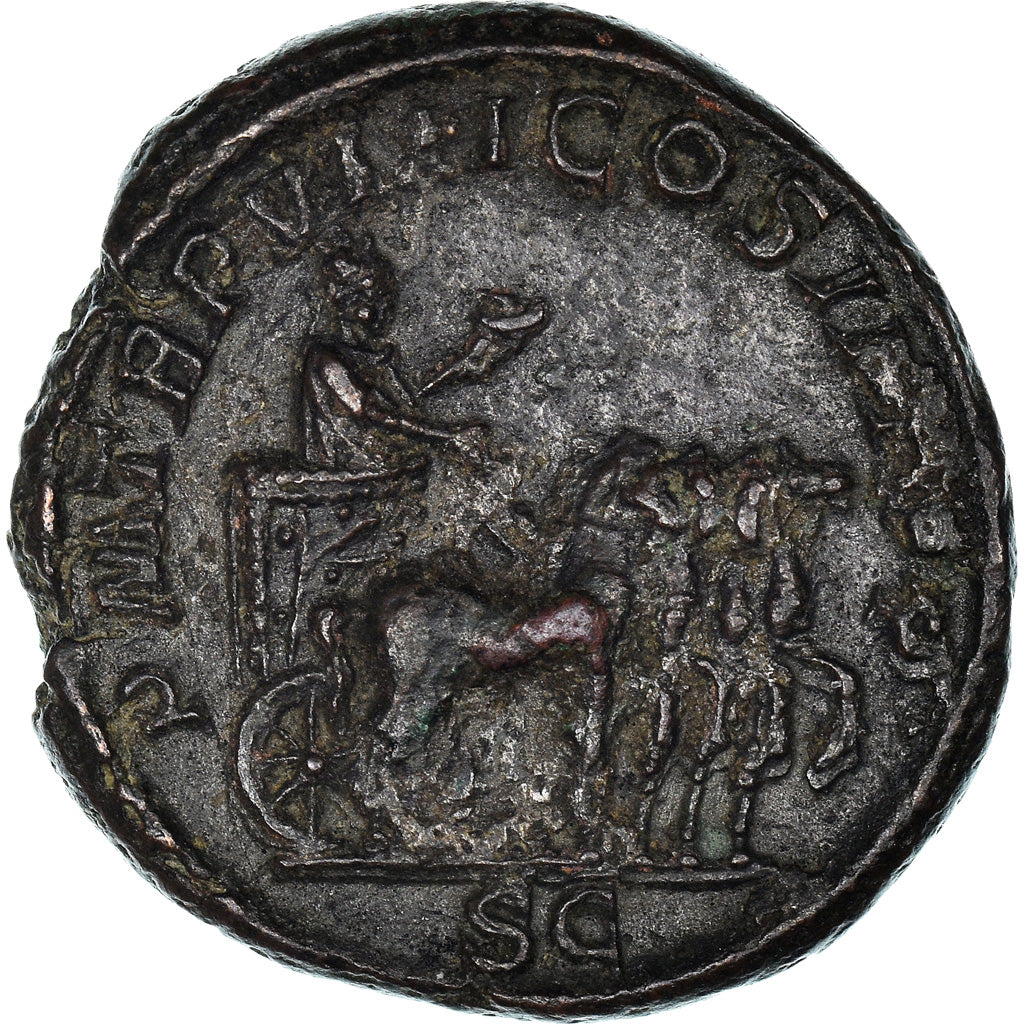 Coin, Severus Alexander, As, Roma, AU(50-53), Bronze, RIC:498