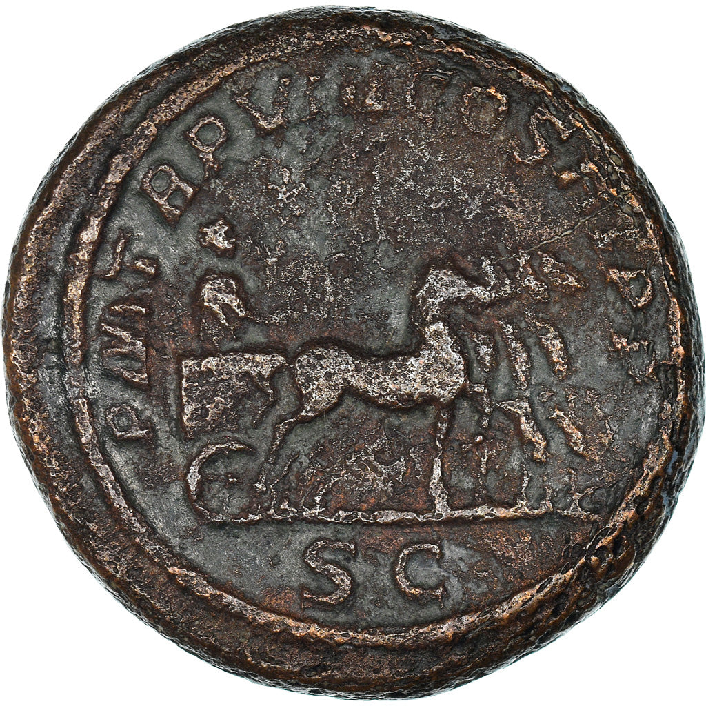 Coin, Severus Alexander, As, Roma, AU(50-53), Bronze, RIC:498