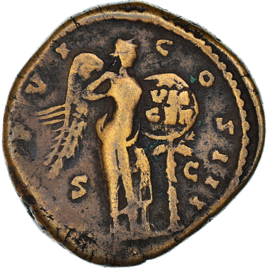 Coin, Marcus Aurelius, Sestertius, 172, Roma, EF(40-45), Copper, RIC:1029
