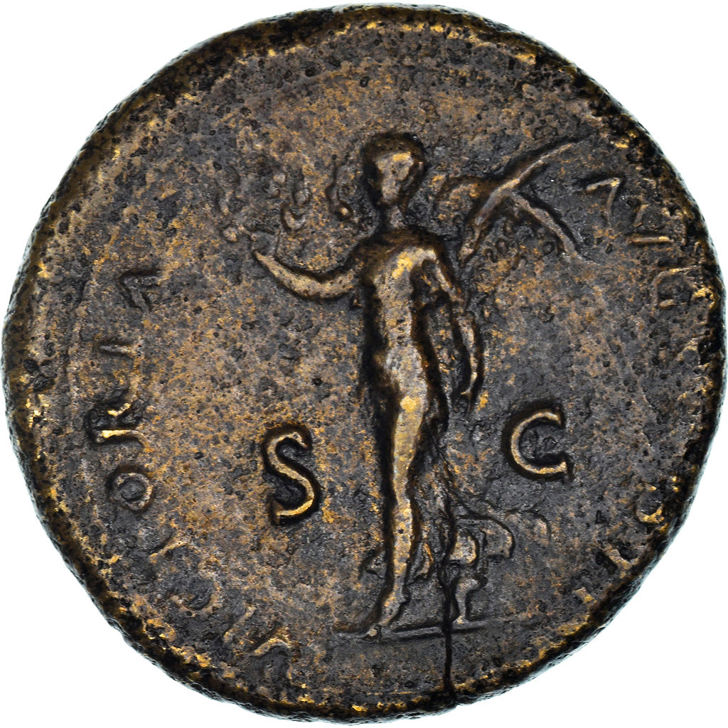 Coin, Nero, As, Lyon - Lugdunum, EF(40-45), Bronze, RIC:600