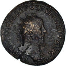 Coin, Postumus, Double Sestertius, Trier or Cologne, EF(40-45), Bronze, RIC:230
