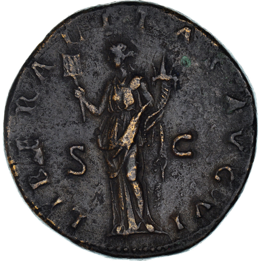 Coin, Hadrian, Sestertius, Roma, AU(50-53), Bronze, RIC:765
