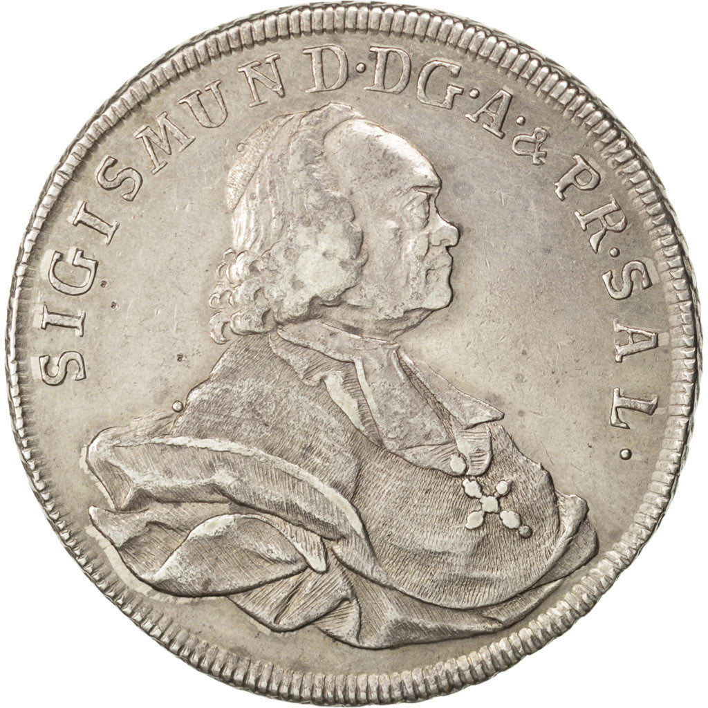 AUSTRIAN STATES, Thaler, 1763, KM #403.1, EF(40-45), Silver, 27.91