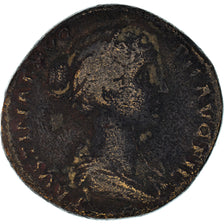 Coin, Faustina II, Sestertius, 147-150, Rome, VF(30-35), Bronze, RIC:1387