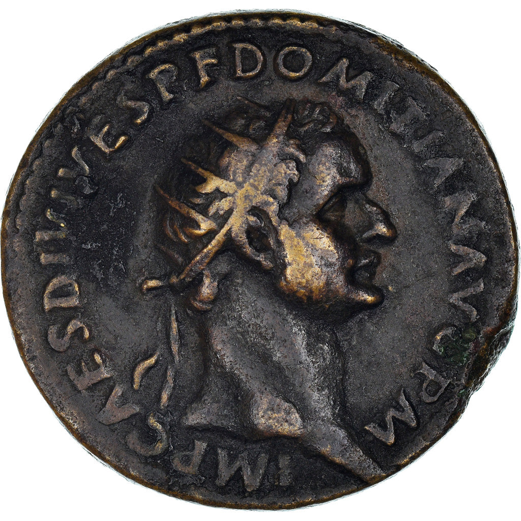 Coin, Domitian, Dupondius, Roma, AU(50-53), Copper, RIC:241