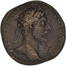 Coin, Marcus Aurelius, Sestertius, Rome, EF(40-45), Bronze, RIC:890