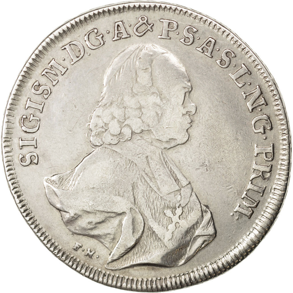 Moneta, Stati austriaci, SALZBURG, Sigmund III, Thaler, 1770, BB, Argento