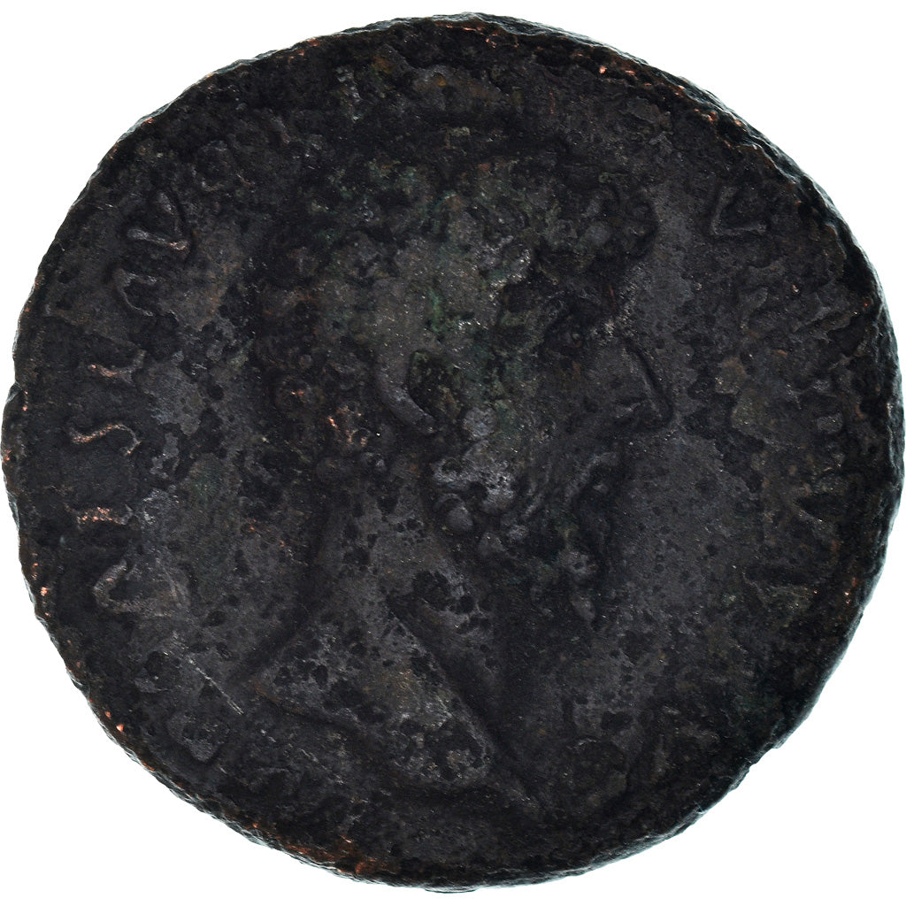 Moneta, Lucius Verus, As, Roma, EF(40-45), Miedź, RIC:1352